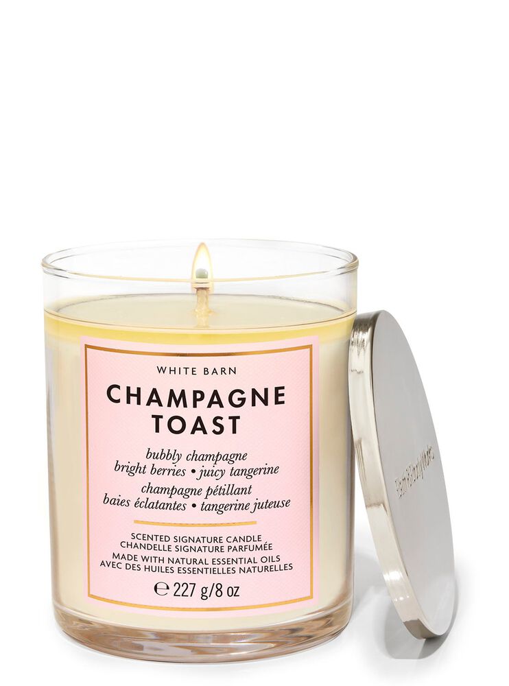 Champagne Toast Signature Single Wick Candle 單芯蠟燭