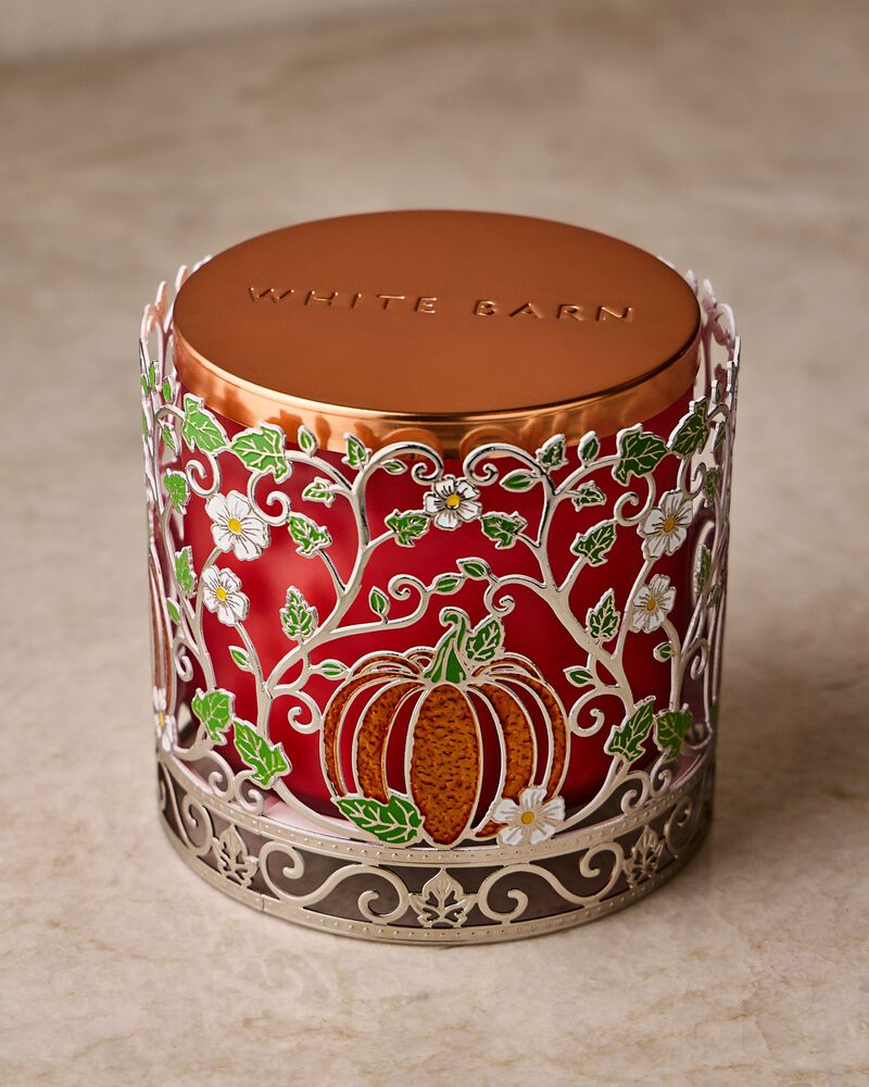 Pretty Pumpkin Sleeve 3-Wick Candle Holder 三芯蠟燭臺