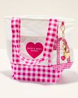 Pink Gingham Tote Bag image number null