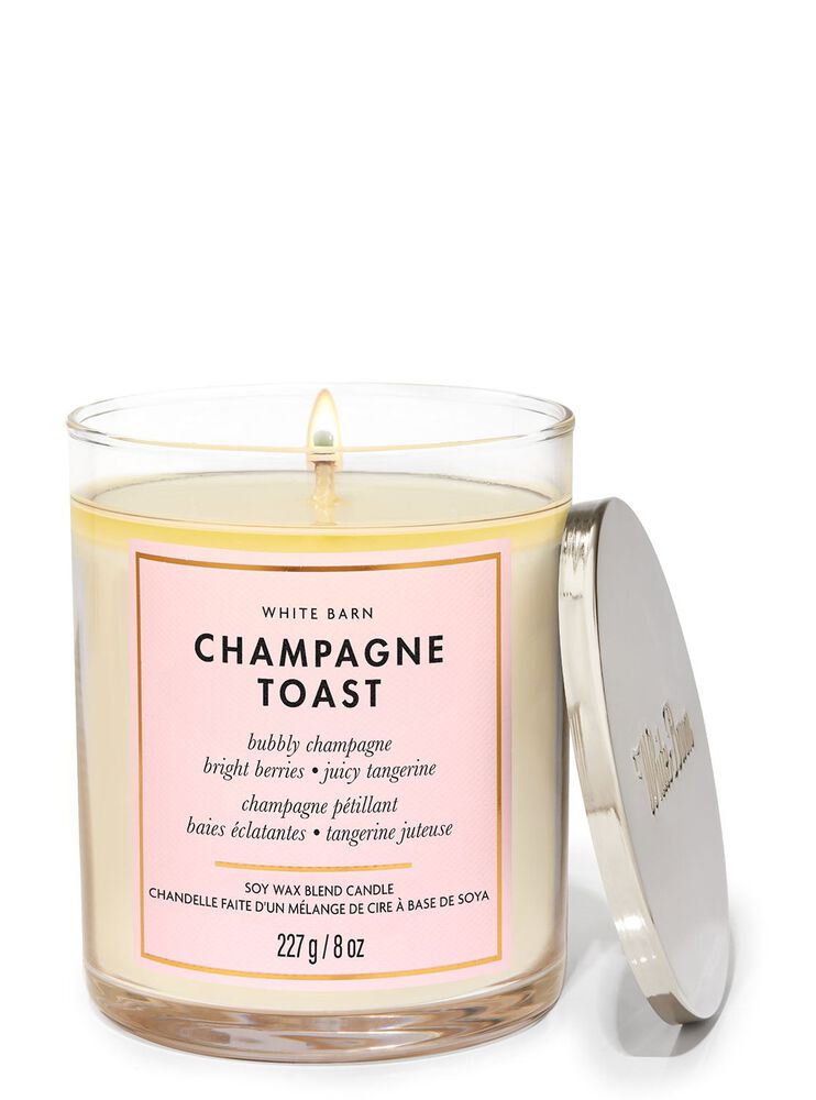 Champagne Toast Single Wick Candle 單芯蠟燭