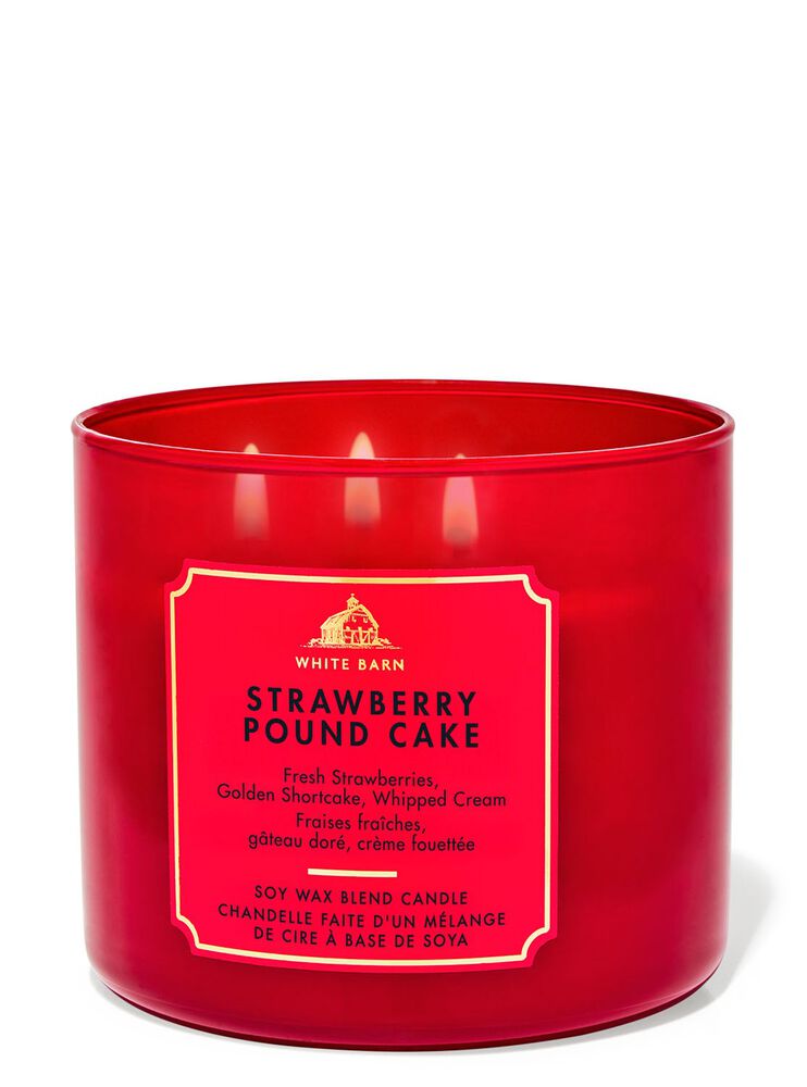 Strawberry Pound Cake 3-Wick Candle 三芯蠟燭