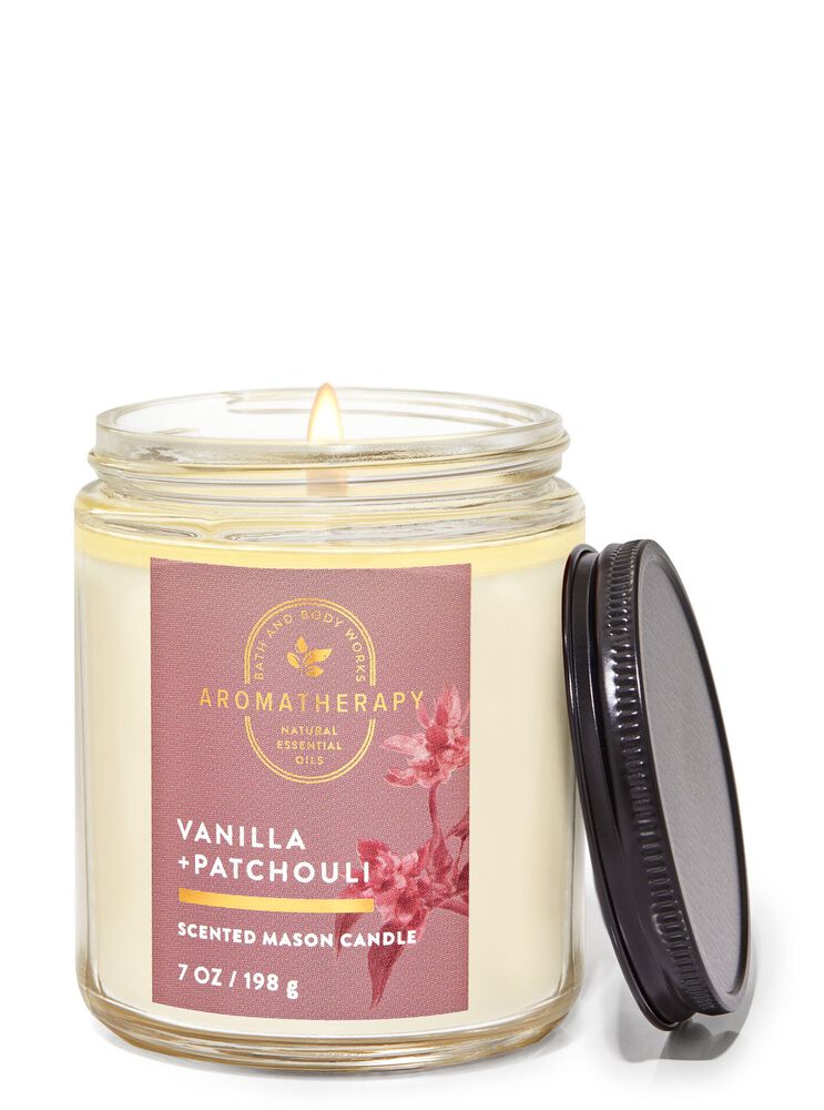 Vanilla Patchouli Mason Single Wick Candle 梅森罐裝單芯蠟燭