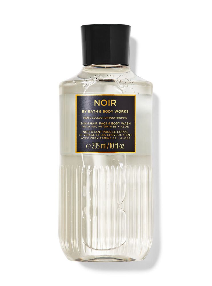 Noir 3-in-1 Hair, Face & Body Wash 三合一洗頭水、洗面奶和沐浴露