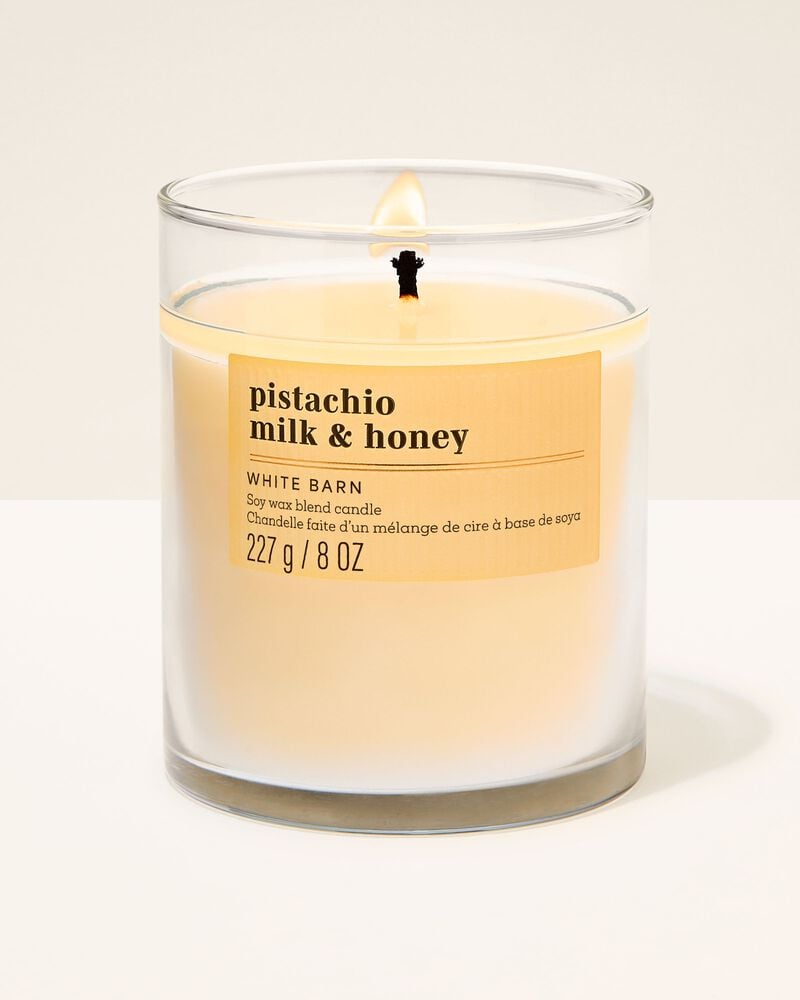 Pistachio Milk & Honey Single Wick Candle 單芯蠟燭