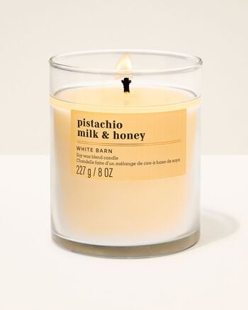 Pistachio Milk & Honey Single Wick Candle 單芯蠟燭