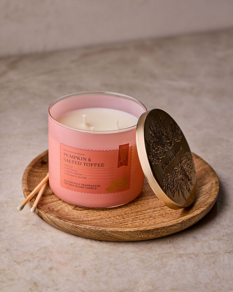 Pumpkin & Salted Toffee 3-Wick Candle 三芯蠟燭