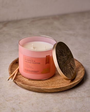 Pumpkin & Salted Toffee 3-Wick Candle 三芯蠟燭