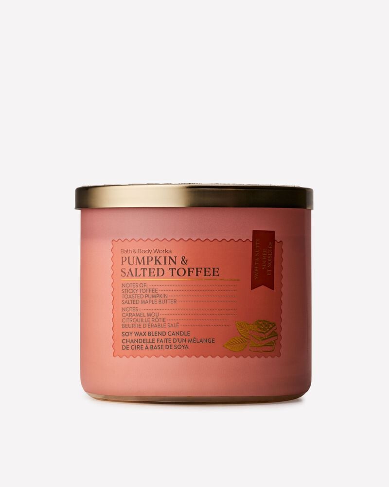Pumpkin & Salted Toffee 3-Wick Candle 三芯蠟燭