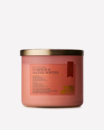 Pumpkin & Salted Toffee 3-Wick Candle 三芯蠟燭