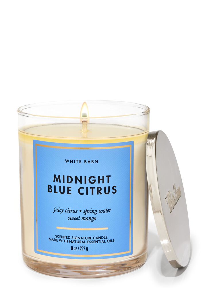 Midnight Blue Citrus Signature Single Wick Candle 招牌單芯蠟燭