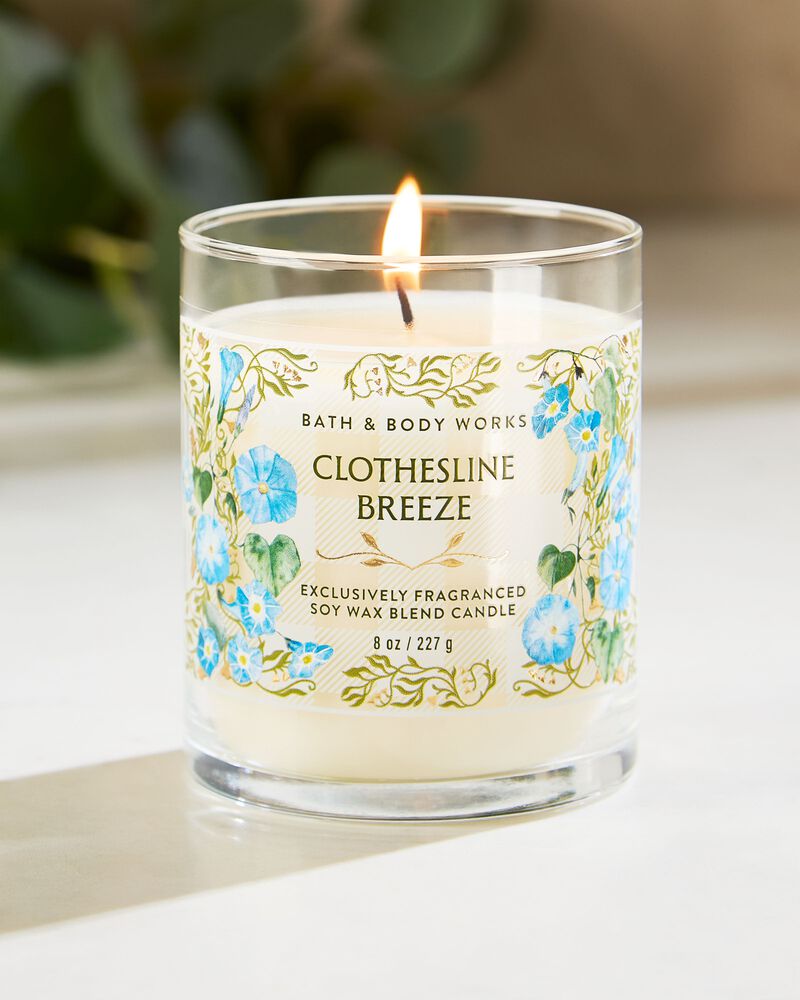 Clothesline Breeze Single Wick Candle 單芯蠟燭
