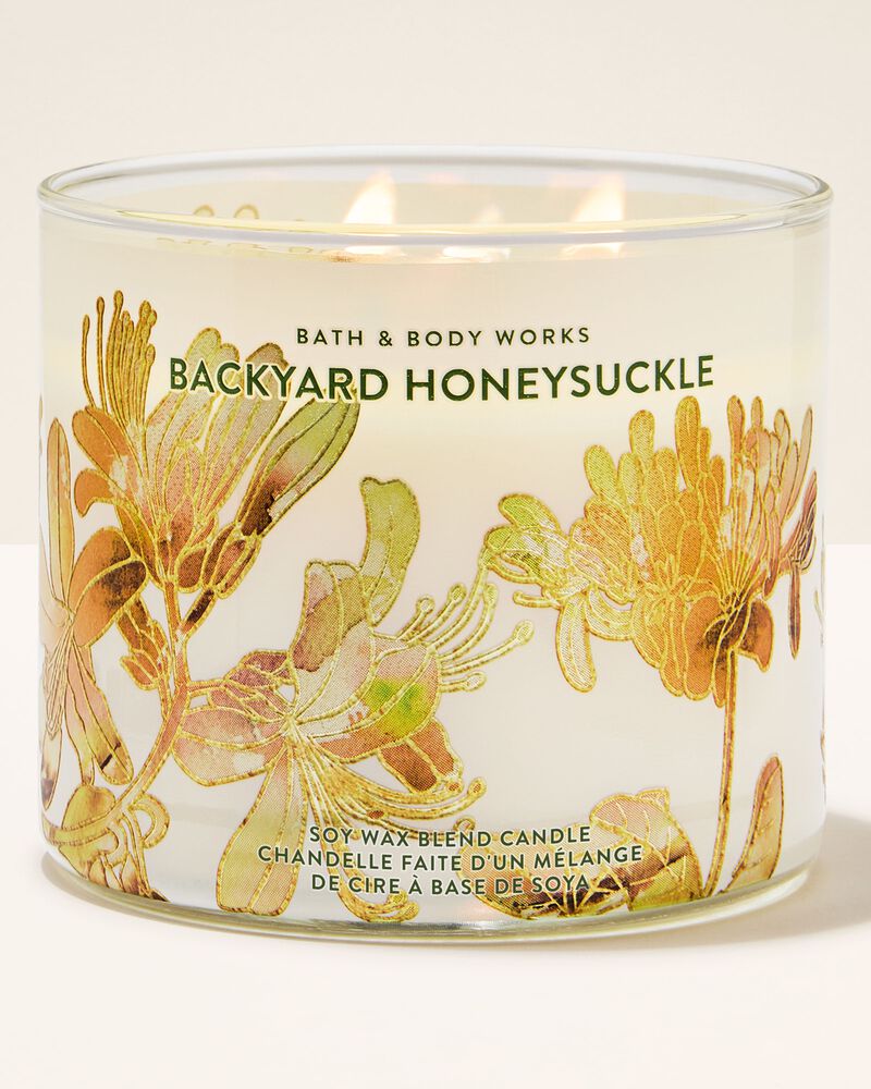 Backyard Honeysuckle 3-Wick Candle 三芯蠟燭