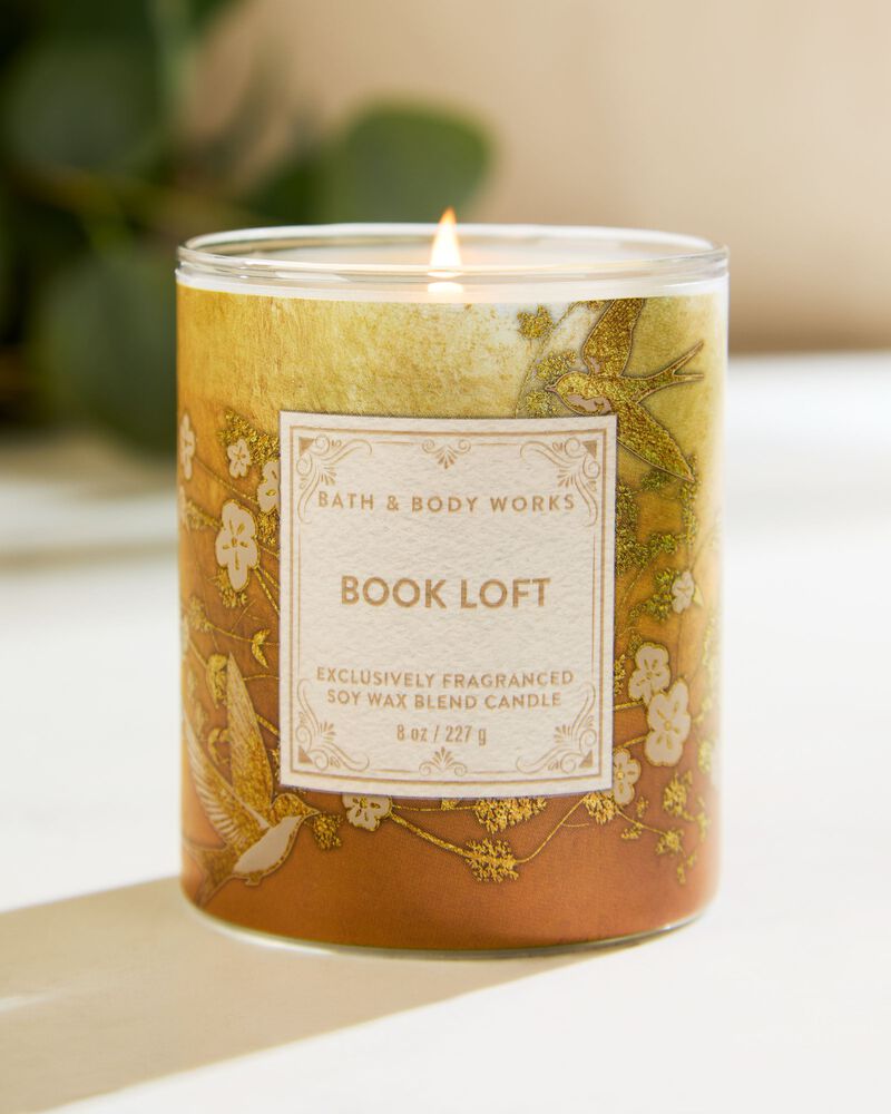Book Loft Single Wick Candle Single Wick Candle