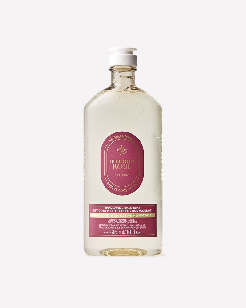 Heirloom Rose Body Wash & Foam Bath 沐浴露與泡泡浴