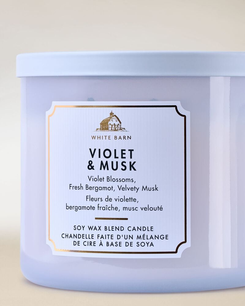 Violet & Musk 3-Wick Candle 三芯蠟燭