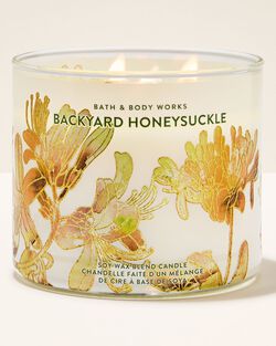 Backyard Honeysuckle 3-Wick Candle image number null