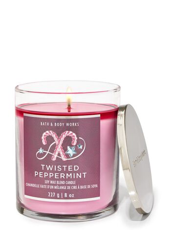 Twisted Peppermint Single Wick Candle 單芯蠟燭