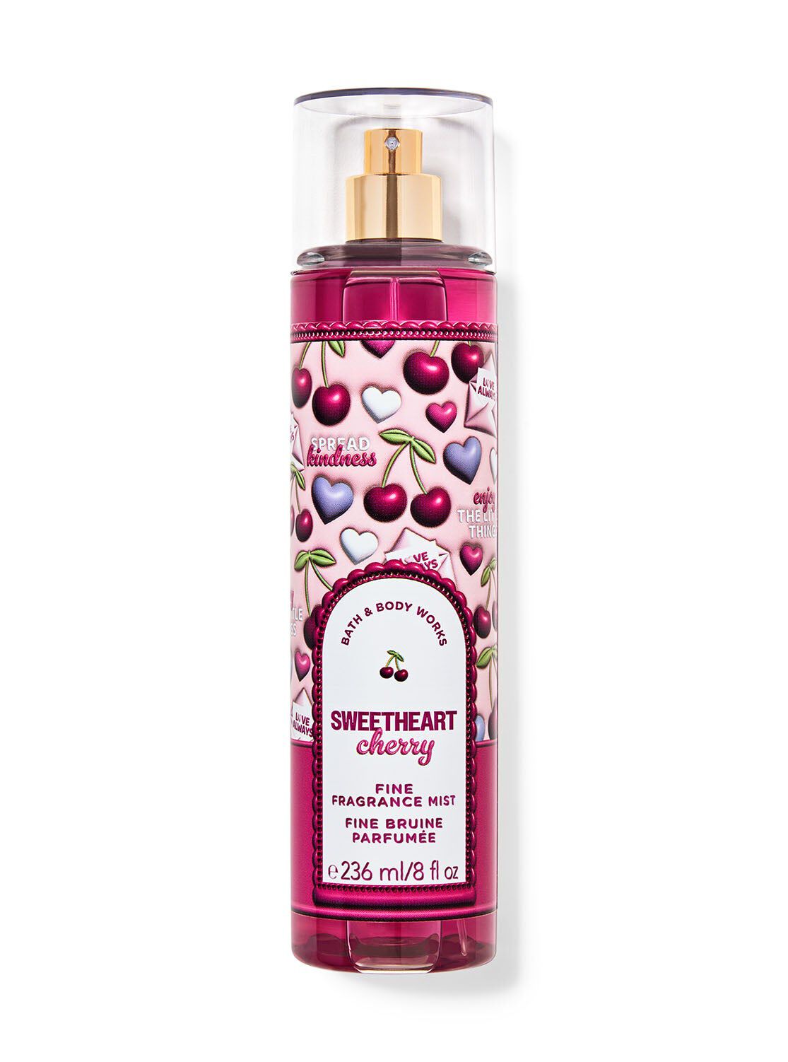 【Sweet Heart Cherry 】Bath&bodyworkt ミスト Shop Sweetheart Cherry Fine Fragrance Mist | HK Bath & Body Works