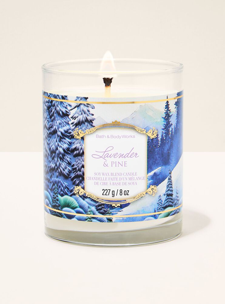 Lavender & Pine Single Wick Candle Signature Single Wick Candle