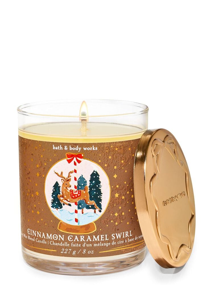 Cinnamon Caramel Swirl Single Wick Candle 單芯蠟燭