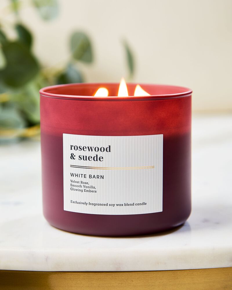 Rosewood & Suede 3-Wick Candle 3-Wick Candle