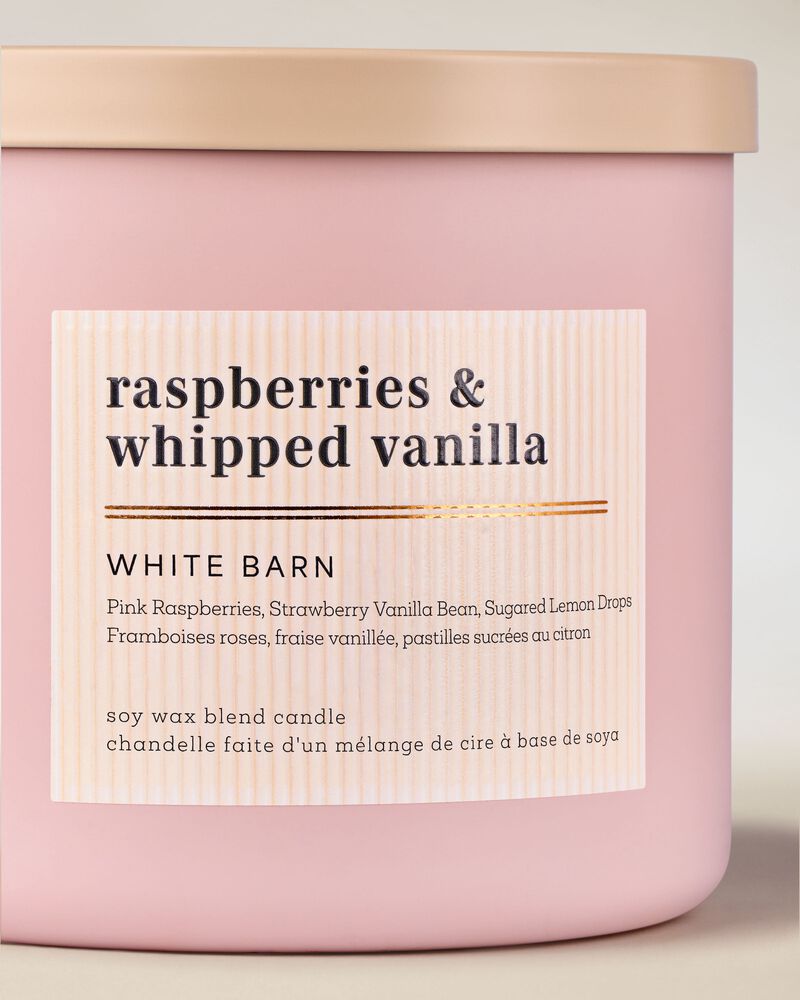 Raspberries & Whipped Vanilla 3-Wick Candle 三芯蠟燭