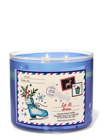 Let It Snow 3-Wick Candle 3-Wick Candle