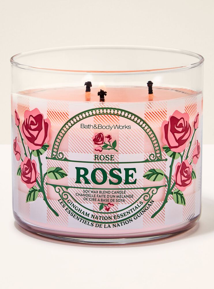 Rose 3-Wick Candle 三芯蠟燭