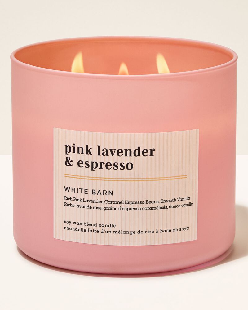 Pink Lavender & Espresso 3-Wick Candle 三芯蠟燭