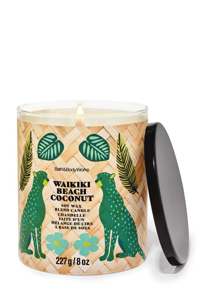 Waikiki Beach Coconut Single Wick Candle 單芯蠟燭