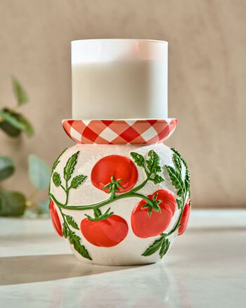 Tomato Vine Pedestal 3-Wick Candle Holder 三芯蠟燭臺