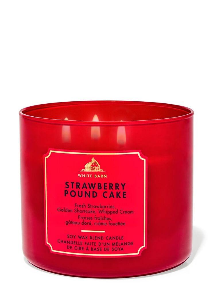 Strawberry Pound Cake 3-Wick Candle 3-Wick Candle