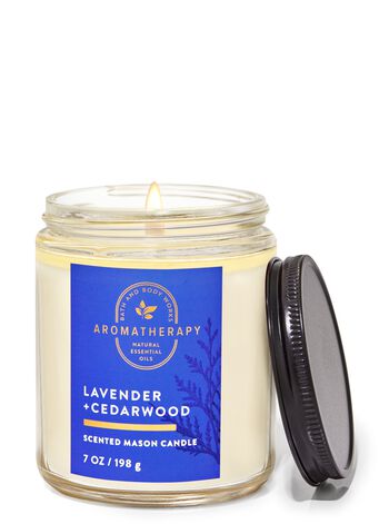 Lavender Cedarwood Mason Single Wick Candle 梅森罐裝單芯蠟燭
