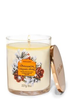 Cinnamon Caramel Swirl Signature Single Wick Candle