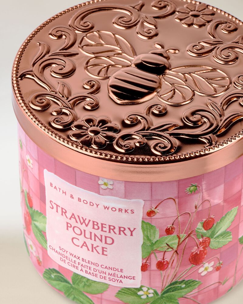 Strawberry Pound Cake 3-Wick Candle 三芯蠟燭