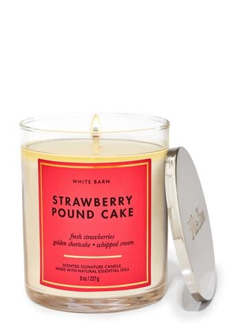 Strawberry Pound Cake Signature Single Wick Candle 單芯蠟燭