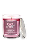Twisted Peppermint Single Wick Candle image number null