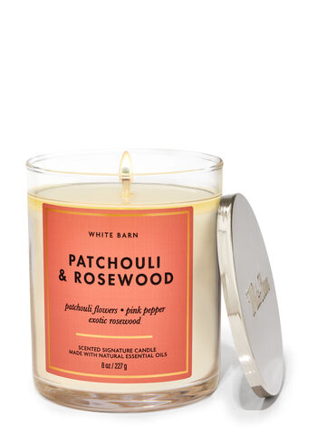 Patchouli & Rosewood Signature Single Wick Candle 招牌單芯蠟燭