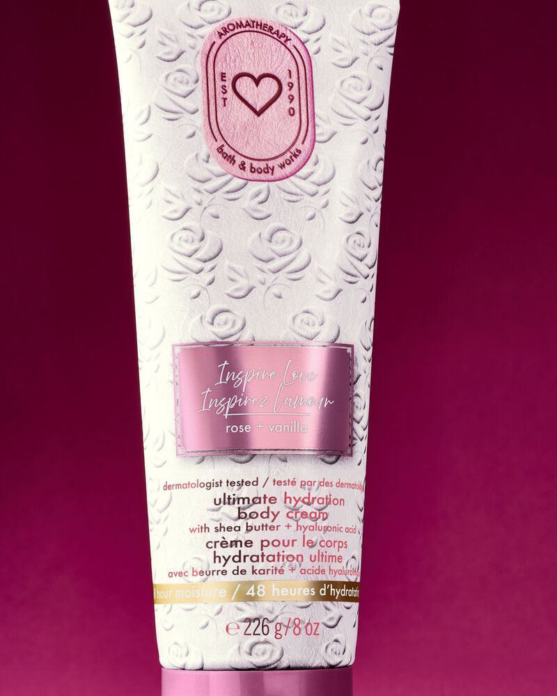 Inspire Love: Rose + Vanilla Ultimate Hydration Body Cream 極緻保濕身體乳霜