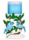 Birds on a Branch Pedestal 3-Wick Candle Holder image number null