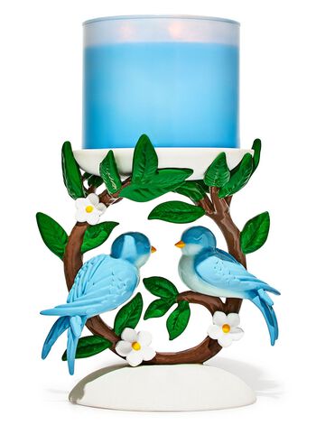 Birds on a Branch Pedestal 3-Wick Candle Holder 三芯蠟燭臺