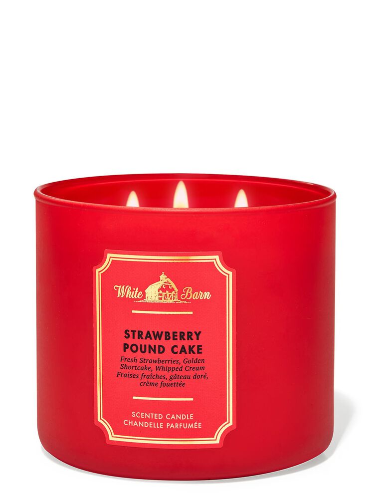 Strawberry Pound Cake 3-Wick Candle 三芯蠟燭