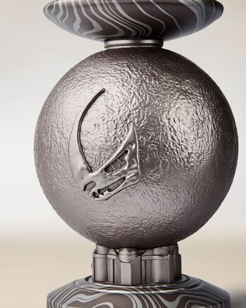 The Mandalorian Light-Up Pedestal 3-Wick Candle Holder 三芯蠟燭臺