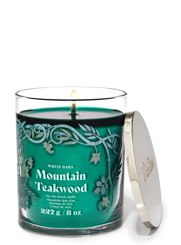 Mountain Teakwood Single Wick Candle 單芯蠟燭
