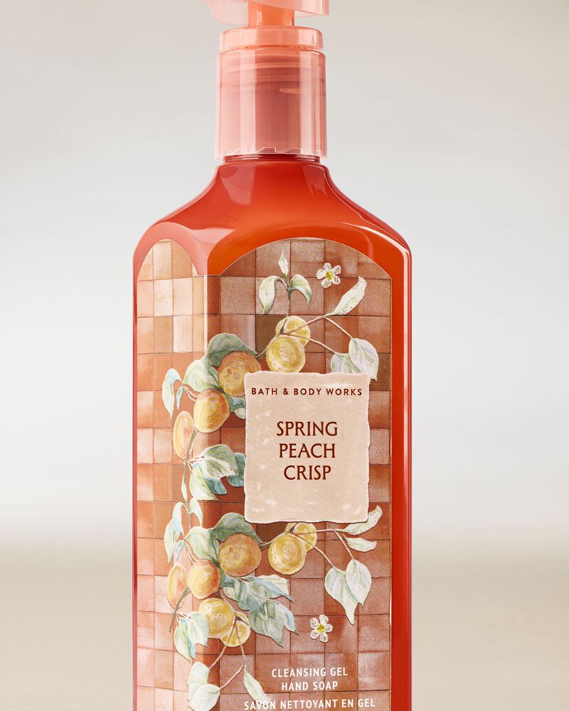 Spring Peach Crisp Cleansing Gel Hand Soap Cleansing Gel Hand Soap