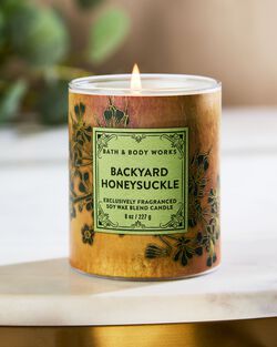 Backyard Honeysuckle Single Wick Candle image number null