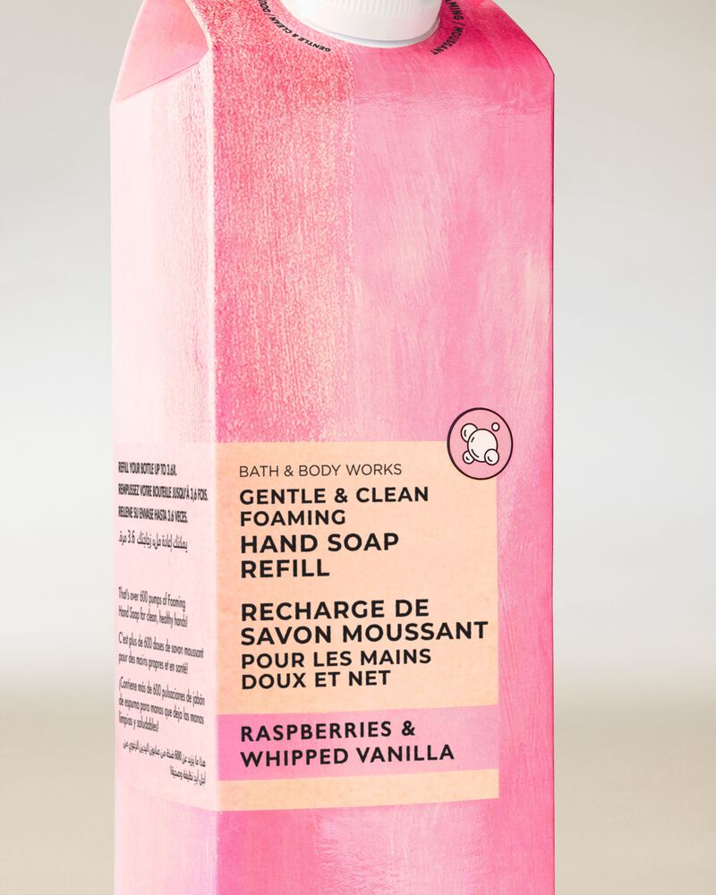 Raspberries & Whipped Vanilla Gentle & Clean Foaming Hand Soap Refill 溫和泡泡潔手液補充液