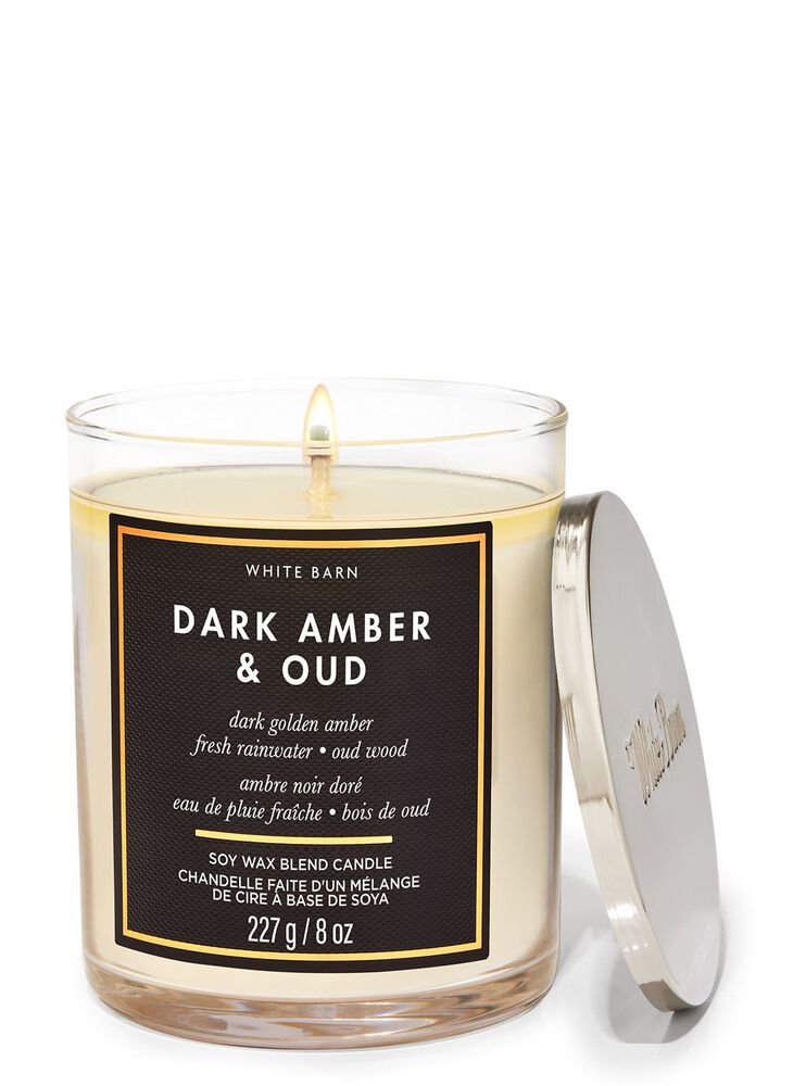 Dark Amber & Oud Single Wick Candle 單芯蠟燭