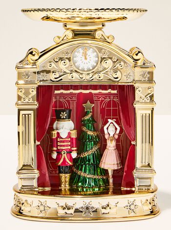 Nutcracker Lightbox Pedestal 3-Wick Candle Holder 3-Wick Candle Holder