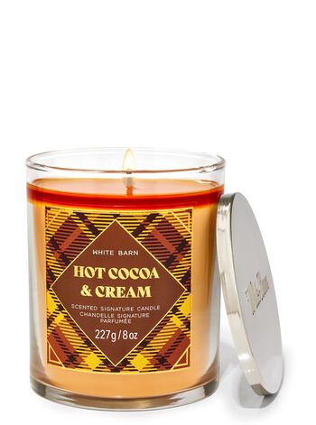 Hot Cocoa & Cream Signature Single Wick Candle 單芯蠟燭